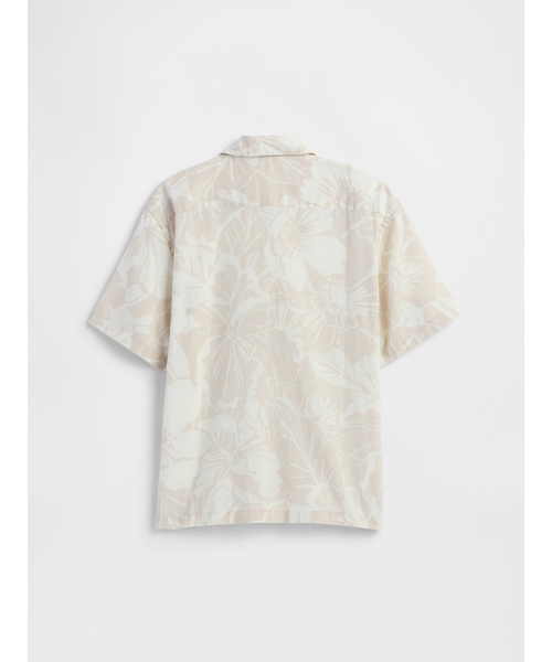 GAP(ギャップ)の「リラックス リネンブレンド バケーションシャツ (キッズ)(シャツ/ブラウス・キッズ・ベージュ・110cm/120cm/140cm/150cm/160cm/130cm)」の2枚目の写真