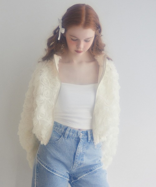 Seemi. byNICECLAUP（ シーミーバイナイスクラップ）の「【Seemi.】ワイドデニムパンツ（デニムパンツ・レディース・ネイビー/ブルー・SMALL/MEDIUM）」の17枚目の写真