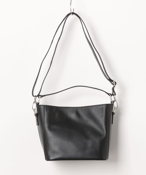 Marie-Louise(マリ-・ルイ-ズ)の「【Marie-Louise/マリールイーズ】レザーショルダーバッグ/#MLS-B035(ショルダーバッグ・レディース・ブラック/オフホワイト・FREE)」の6枚目の写真