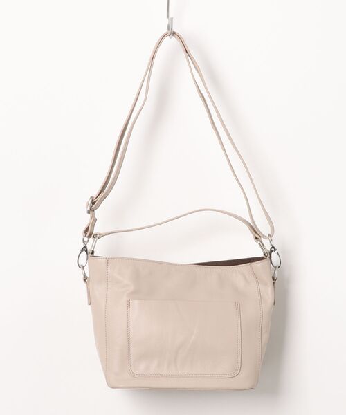 Marie-Louise(マリ-・ルイ-ズ)の「【Marie-Louise/マリールイーズ】レザーショルダーバッグ/#MLS-B035(ショルダーバッグ・レディース・ブラック/オフホワイト・FREE)」の1枚目の写真