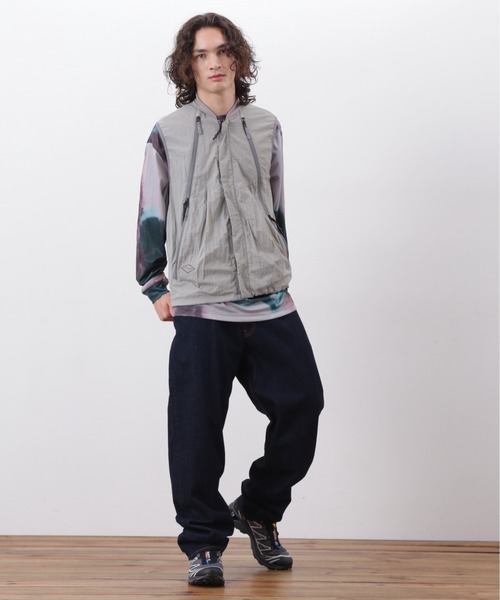 MANASTASH（マナスタッシュ）の「MANASTASH/マナスタッシュ/EXTRA MILE BREEZE VEST（ベスト・メンズ・ライトグレー/ブラック/セージグリーン・S/M/L/XL）」の14枚目の写真