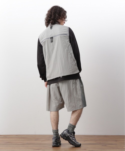 MANASTASH（マナスタッシュ）の「MANASTASH/マナスタッシュ/EXTRA MILE BREEZE VEST（ベスト・メンズ・ライトグレー/ブラック/セージグリーン・S/M/L/XL）」の16枚目の写真