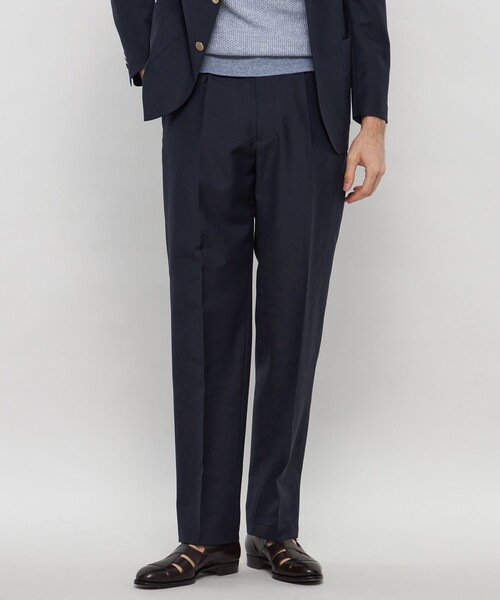 【LEON掲載】【DORMEUIL/ドーメル】【SUPER LITE TONIK】1プリーツトラウザーズ