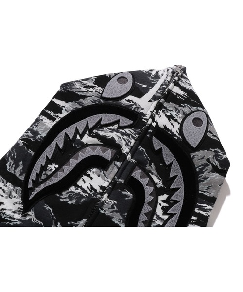PALM TREE CAMO RELAXED FIT SHARK FULL ZIP HOODIE（パーカー