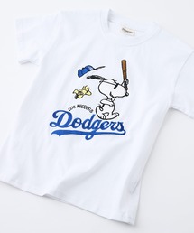 MLB | 【PEANUTS×MLB】オリジナルデザイン KIDS Ｔシャツ ヤンキース ドジャース カブス 130 140 150 160 親子お揃いコーデ(Tシャツ/カットソー)