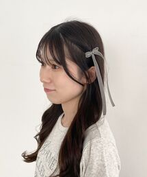 MAJESTIC LEGON | ギンガムリボンヘアピンセット(ヘアピン)