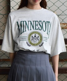 【spiritoso】MINESOTAカレッジロゴTシャツ