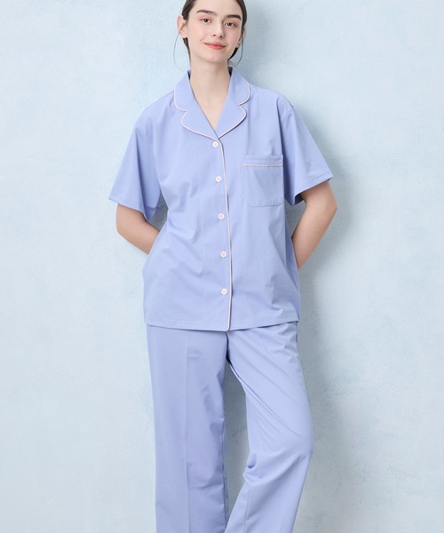 【美品】Amour LIBERTY fabric　ルームウェア　パジャマ　半袖 楽天市場】【リバティプリント】天竺プリント 夏用プルオーバー