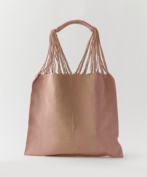 OJO DE MEX(オホデメックス)の「OJO DE MEX/オホデメックス Cotton Fold bag L フォールドトートバック 秋物 秋服 2026年秋冬(トートバッグ・レディース・イエロー/ピンク/グリーン/カーキブラウン・FREE)」の1枚目の写真
