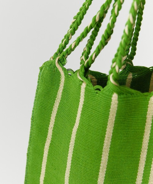 OJO DE MEX(オホデメックス)の「OJO DE MEX/オホデメックス Cotton Fold bag L フォールドトートバック 秋物 秋服 2026年秋冬(トートバッグ・レディース・イエロー/ピンク/グリーン/カーキブラウン・FREE)」の11枚目の写真