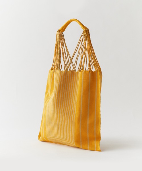 OJO DE MEX(オホデメックス)の「OJO DE MEX/オホデメックス Cotton Fold bag L フォールドトートバック 秋物 秋服 2026年秋冬(トートバッグ・レディース・イエロー/ピンク/グリーン/カーキブラウン・FREE)」の6枚目の写真
