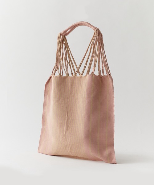 OJO DE MEX(オホデメックス)の「OJO DE MEX/オホデメックス Cotton Fold bag L フォールドトートバック 秋物 秋服 2026年秋冬(トートバッグ・レディース・イエロー/ピンク/グリーン/カーキブラウン・FREE)」の8枚目の写真