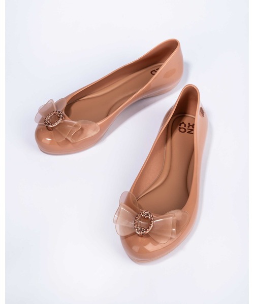 ZAXY（ザクシー）の「ZAXY POP DELICATE I FEM（バレエシューズ・レディース・ネイビー/ブラック/オフホワイト/ライトブラウン・37/38/39/35-36/40/41-42）」の4枚目の写真