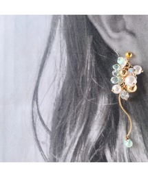 【charme by pimo 】天然石　ピアス(MA)