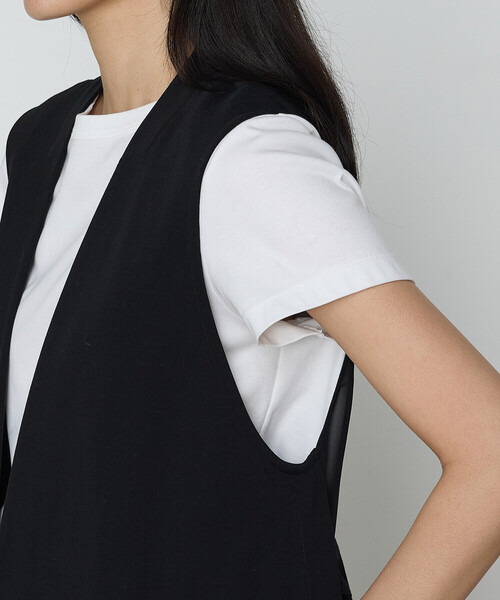 COMME CA（コムサ）の「TCポンチ ジレ（ベスト・レディース・グレー/ブラック・9号）」の17枚目の写真