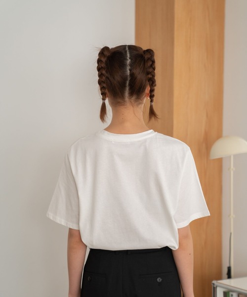 Nu(ニュー)の「【Nu】ベア Tシャツ(Tシャツ/カットソー・レディース・オフホワイト/ブラック/ベージュ・M)」の22枚目の写真
