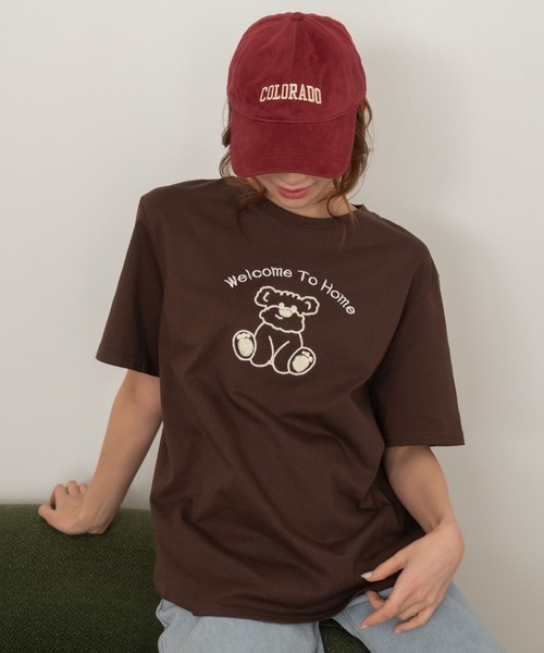 Nu(ニュー)の「【Nu】ベア Tシャツ(Tシャツ/カットソー・レディース・オフホワイト/ブラック/ベージュ・M)」の16枚目の写真