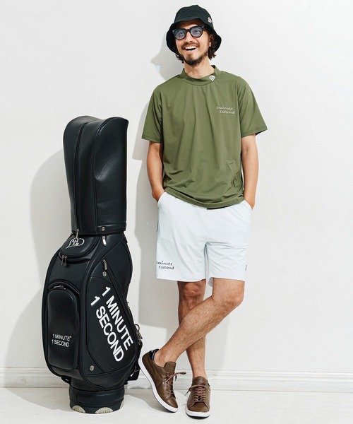 1minute 1second(ワンミニットワンセカンド)の「mp13516-cool fabric line shorts ショートパンツ(その他パンツ・メンズ・カーキ系/ブラック×ホワイト/ホワイト×ブラック・S/M/L/XL)」の7枚目の写真