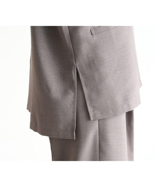 reca（レカ）の「ビンテージワッシャー フレンチスリーブジャケット（ベスト・レディース・モカ/ブラック/アイボリー・M）」の17枚目の写真