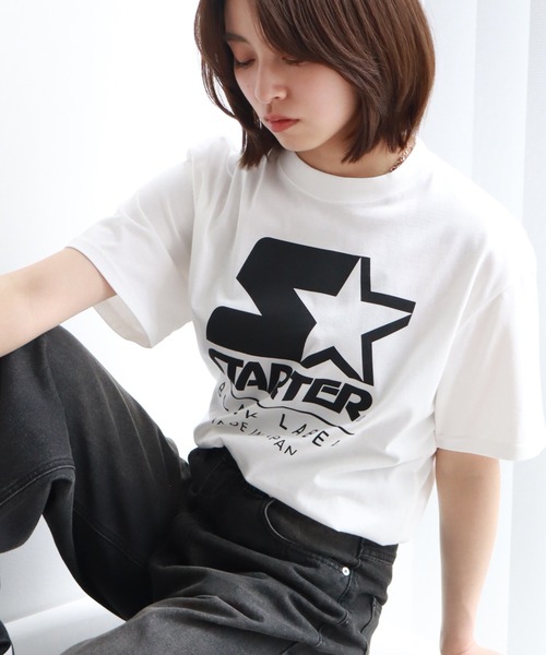 STARTER　スターター　刺繍ロゴ　半袖シャツ　ユニフォーム　XL 古着 STARTER - XL☆古着 スターター STARTER 半袖 ビンテージ