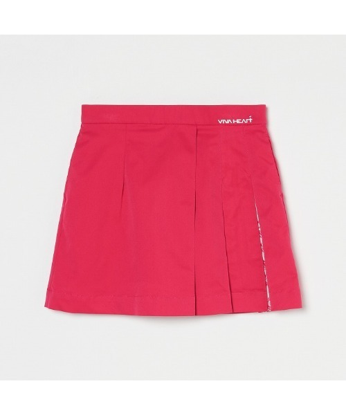 VIVA HEART(ビバハート)の「【VIVA HEART/GOLF】ボタニカルアシメプリーツツイルスカート(その他パンツ・レディース・ホワイト/ピンク/ネイビー・40)」の9枚目の写真