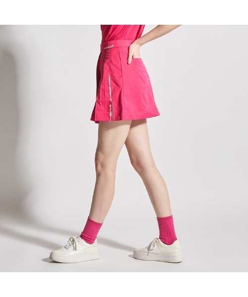 VIVA HEART(ビバハート)の「【VIVA HEART/GOLF】ボタニカルアシメプリーツツイルスカート(その他パンツ・レディース・ホワイト/ピンク/ネイビー・40)」の11枚目の写真
