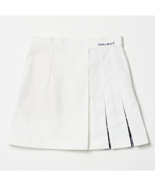VIVA HEART(ビバハート)の「【VIVA HEART/GOLF】ボタニカルアシメプリーツツイルスカート(その他パンツ・レディース・ホワイト/ピンク/ネイビー・40)」の7枚目の写真