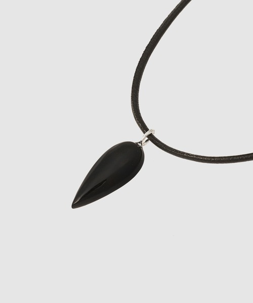 SOPHIE BUHAI】Deco Collar In Barrel-Cut Onyx／オニキス