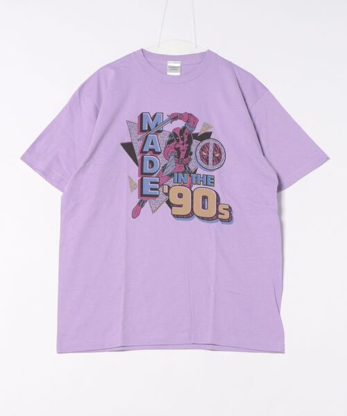 MARVEL（マーベル）の「【 MARVEL 】 キャラクターＴシャツ 25S5（Tシャツ/カットソー・レディース・グレー系その他2/ライトパープル/グレー系その他・LARGE/X-LARGE）」の3枚目の写真