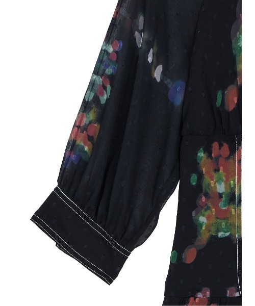 MEDI DECALCOMANIA CHIFFON DRESS（ワンピース）｜Ameri（アメリ