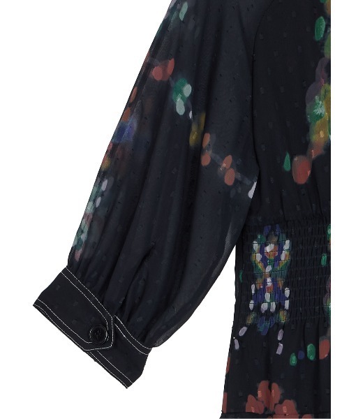 ワンピース MEDI DECALCOMANIA CHIFFON DRESS MEDI DECALCOMANIA CHIFFON DRESS（ワンピース）｜Ameri（アメリ
