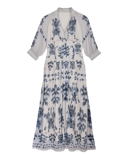 MEDI DECALCOMANIA CHIFFON DRESS（ワンピース）｜Ameri（アメリ