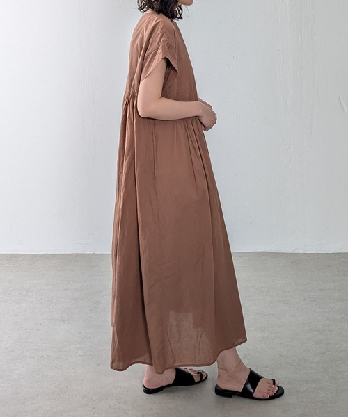 コットン ピンタックワンピース（ワンピース）｜Monocoro toppi