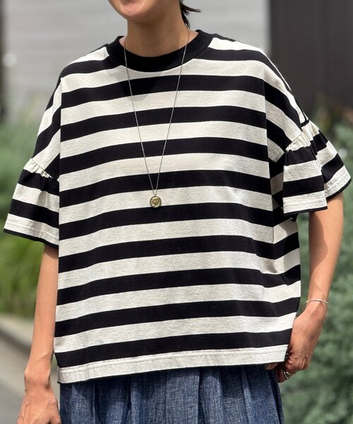 ギャザースリーブTee（Tシャツ/カットソー）｜BEARDSLEY