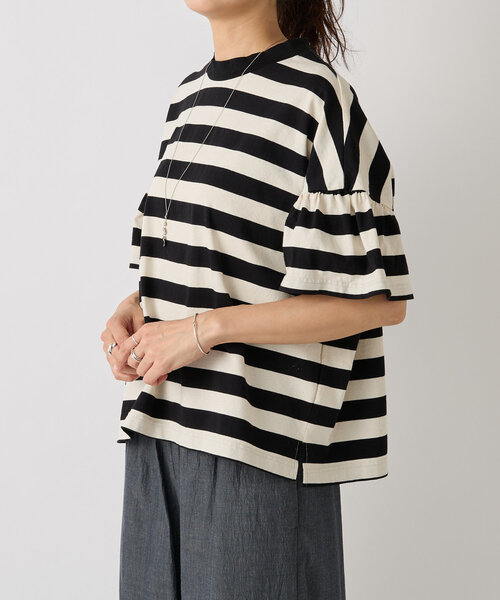 ビアズリー beardsley パフスリーブ　Tシャツ　Ｆ　レディース BEARDSLEY（ビアズリー）の「パフスリーブTシャツ（Tシャツ