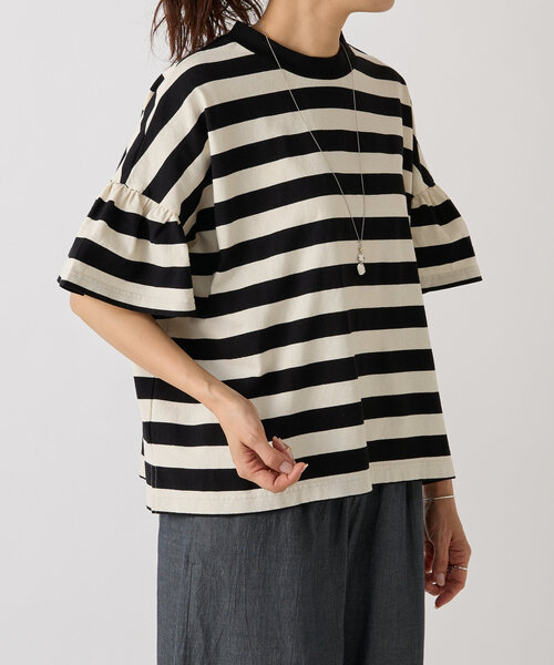 BEARDSLEY 布帛コンビギャザーカットソー美品 BEARDSLEY 布帛コンビギャザーカットソー美品 - メルカリ