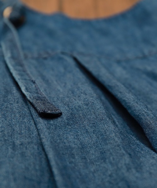 libelle more（リベル モア）の「ポケット付きデニムサロペット（サロペット/オーバーオール・レディース・ブルー/サックスブルー/ネイビー・M/L）」の19枚目の写真