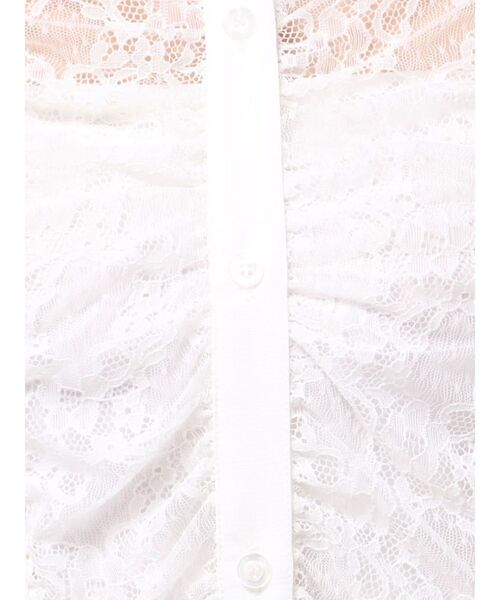 EVRIS（エヴリス）の「ドロストハーフスリーブレースシャツ（シャツ/ブラウス・レディース・ホワイト/ブルー/ブラック・FREE）」の18枚目の写真