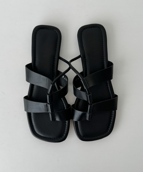 CANAL JEAN(キャナルジーン)の「El mar 指ぬきペタサンダル(サンダル・レディース・ブラック・24.5/24/23.5)」の5枚目の写真