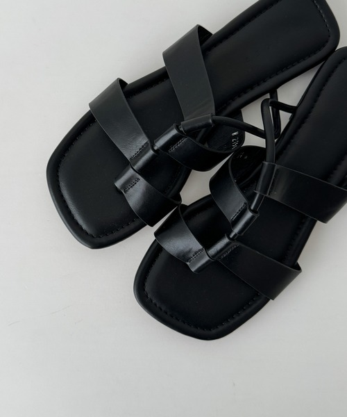 CANAL JEAN(キャナルジーン)の「El mar 指ぬきペタサンダル(サンダル・レディース・ブラック・24.5/24/23.5)」の8枚目の写真