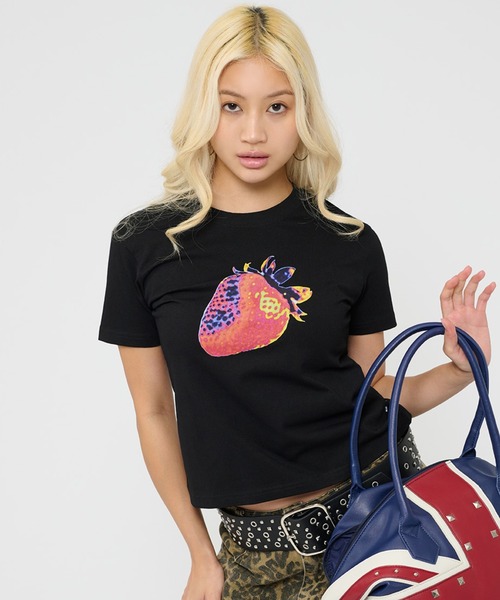 セール】Strawberry Thermography Tee（Tシャツ/カットソー