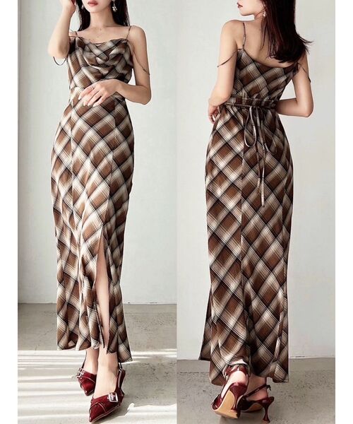 ドレープストリングキャミワンピース（ワンピース）｜RESEXXY