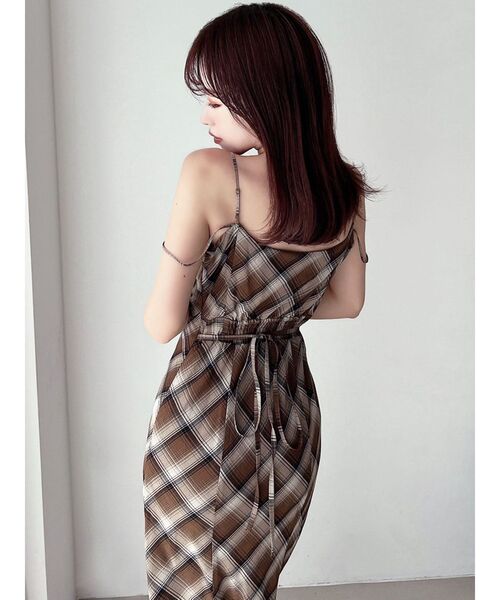 ドレープストリングキャミワンピース RESEXXY セール】ドレープストリングキャミワンピース（ワンピース）｜RESEXXY