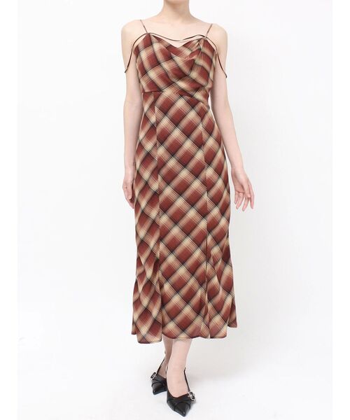 ドレープストリングキャミワンピース RESEXXY RESEXXY】ドレープストリングキャミワンピースレディース