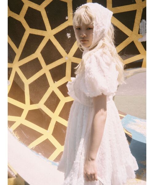 flowerジャガードヘッドドレス（その他ヘアアクセサリー