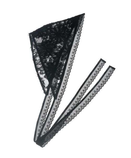 merry jenny(メリージェニー)の「flowerジャガードヘッドドレス(その他ヘアアクセサリー・レディース・ブルー/オフホワイト/ブラック・FREE)」の15枚目の写真