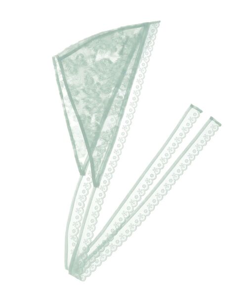 merry jenny(メリージェニー)の「flowerジャガードヘッドドレス(その他ヘアアクセサリー・レディース・ブルー/オフホワイト/ブラック・FREE)」の16枚目の写真