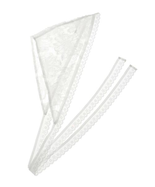 merry jenny(メリージェニー)の「flowerジャガードヘッドドレス(その他ヘアアクセサリー・レディース・ブルー/オフホワイト/ブラック・FREE)」の17枚目の写真