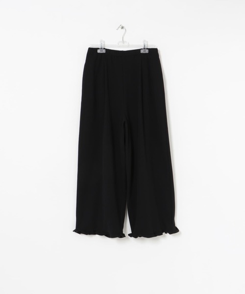 ★LUVISTRUE★IM FRILL SHIRRING PANTS(BLACK)★正規品/直送料込 IM FRILL SHIRRING PANTS（その他パンツ）｜LUVISTRUE（ラヴイズ