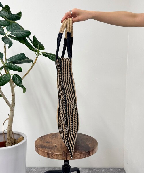 fredy emue(フレディエミュ)の「【TARANGO/タランゴ】 ジュートフラットトートバッグ(トートバッグ・レディース・ブラック系その他3/ブルー系その他3/マルチ/ピンク系その他・FREE)」の13枚目の写真